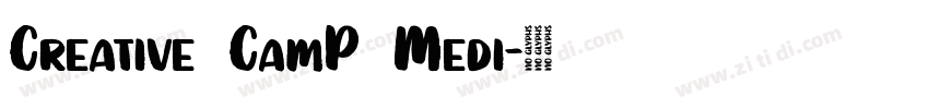 Creative CamP Medi字体转换